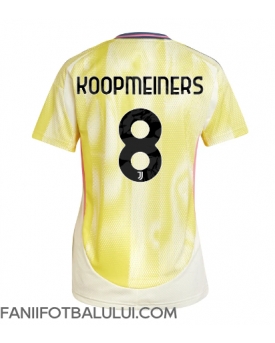 Juventus Teun Koopmeiners #8 Tricou Fotbal Replică 2024-25 Femei Deplasare